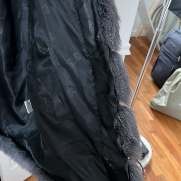 Faux Fur Midi Coat Size Small - Picture 11 of 11